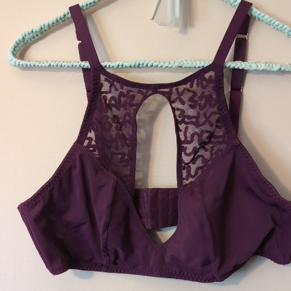 Savage X Fenty Deep Purple Lace Bralette
